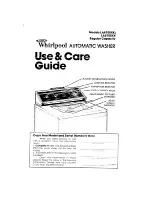 Предварительный просмотр 1 страницы Whirlpool LA6700XK Use & Care Manual