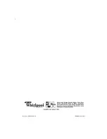 Preview for 12 page of Whirlpool LA6900XKW1 Care & Service Manual