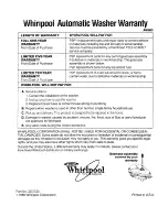 Предварительный просмотр 16 страницы Whirlpool LA6l5OXT Use & Care Manual