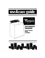 Предварительный просмотр 1 страницы Whirlpool LA7000XS Use & Care Manual