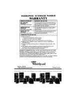 Предварительный просмотр 20 страницы Whirlpool LA7000XS Use & Care Manual