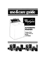 Preview for 1 page of Whirlpool LA7450XM Use & Care Manual