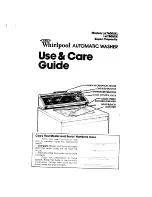 Whirlpool LA7800XK Use & Care Manual предпросмотр