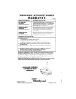 Предварительный просмотр 20 страницы Whirlpool LA7980XS Use & Care Manual