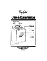 Предварительный просмотр 1 страницы Whirlpool LA8860xW Use And Care Manual