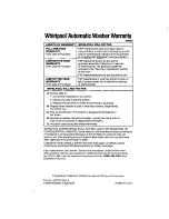 Предварительный просмотр 16 страницы Whirlpool LA9200XW Use And Care Manual