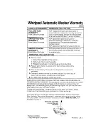 Preview for 16 page of Whirlpool LA9680XW Use & Care Manual