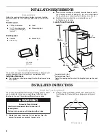 Предварительный просмотр 2 страницы Whirlpool Laundry Tower Use And Care Manual
