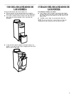 Предварительный просмотр 7 страницы Whirlpool Laundry Tower Use And Care Manual