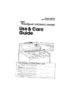 Whirlpool LB3000XK Use & Care Manual preview