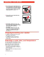 Предварительный просмотр 6 страницы Whirlpool LBR5232EQ0 Use And Care Manual