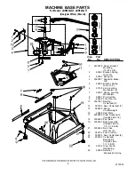 Предварительный просмотр 8 страницы Whirlpool LBR5432JQ1 Parts List