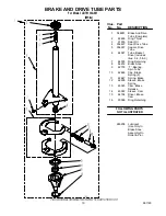 Предварительный просмотр 10 страницы Whirlpool LBT6133AW1 Parts List