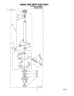 Предварительный просмотр 16 страницы Whirlpool LBT6233DQ0 Parts List