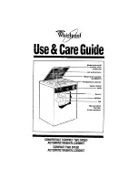 Предварительный просмотр 1 страницы Whirlpool LC4500XT Use & Care Manual