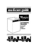 Whirlpool LC4900XM Use & Care Manual предпросмотр