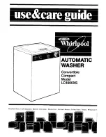 Whirlpool LC4900XS User And Care Manual предпросмотр