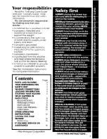 Preview for 3 page of Whirlpool LC4900XS User And Care Manual