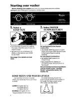 Preview for 6 page of Whirlpool LC4900XS User And Care Manual