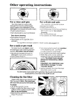 Preview for 12 page of Whirlpool LC4900XS User And Care Manual