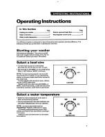 Предварительный просмотр 7 страницы Whirlpool LCR5244A Use And Care Manual