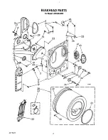 Предварительный просмотр 5 страницы Whirlpool LDR3422AW0 Parts List