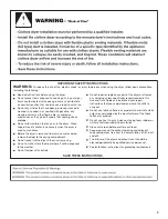 Preview for 3 page of Whirlpool LDR3822 Use And Care Manual