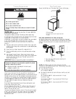 Preview for 6 page of Whirlpool LDR3822 Use And Care Manual