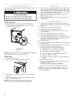 Preview for 8 page of Whirlpool LDR3822 Use And Care Manual