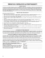 Preview for 14 page of Whirlpool LDR3822 Use And Care Manual