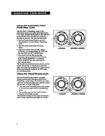 Preview for 8 page of Whirlpool LDR3822B Use And Care Manual