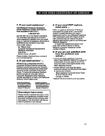 Preview for 19 page of Whirlpool LDR3822B Use And Care Manual