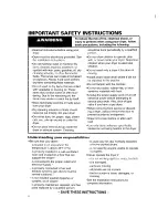 Preview for 4 page of Whirlpool LDR3822D Use And Care Manual