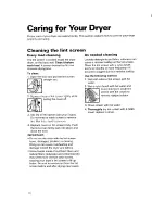 Preview for 10 page of Whirlpool LDR3822D Use And Care Manual