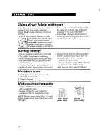 Preview for 14 page of Whirlpool LDR3822D Use And Care Manual