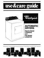 Preview for 1 page of Whirlpool LE3000XS Use And Care Manual