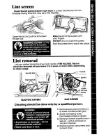 Preview for 7 page of Whirlpool LE3000XS Use And Care Manual