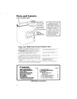 Preview for 2 page of Whirlpool LE3005XP Use & Care Manual