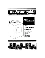 Предварительный просмотр 1 страницы Whirlpool LE3305XP Use & Care Manual