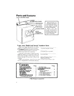 Предварительный просмотр 2 страницы Whirlpool LE3305XP Use & Care Manual