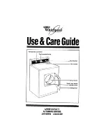 Предварительный просмотр 1 страницы Whirlpool LE444UXW Use And Care Manual