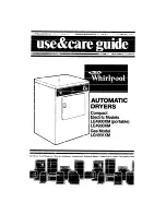 Whirlpool LE4900XM Use & Care Manual preview