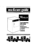 Whirlpool LE4905XM Use & Care Manual preview