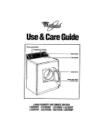 Preview for 1 page of Whirlpool LE5200XT Use And Care Manual