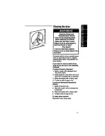 Preview for 11 page of Whirlpool LE5200XT Use And Care Manual