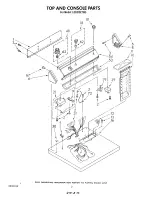 Предварительный просмотр 2 страницы Whirlpool LE5200XTF0 Parts List