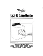 Whirlpool LE5320XT Use And Care Manual preview