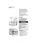 Preview for 10 page of Whirlpool LE5320XT Use And Care Manual