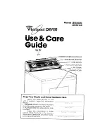 Whirlpool LE5530XK Use And Care Manual preview