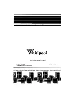 Preview for 12 page of Whirlpool LE5535XP Use & Care Manual